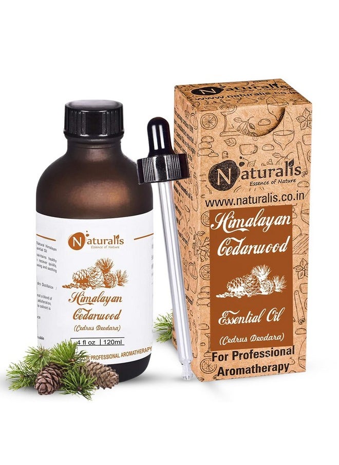 Naturalis Essence Of Nature Himalayan Cedarwood Essential Oil For Skin, Hair And Aromatherapy - 120Ml  - Image 1