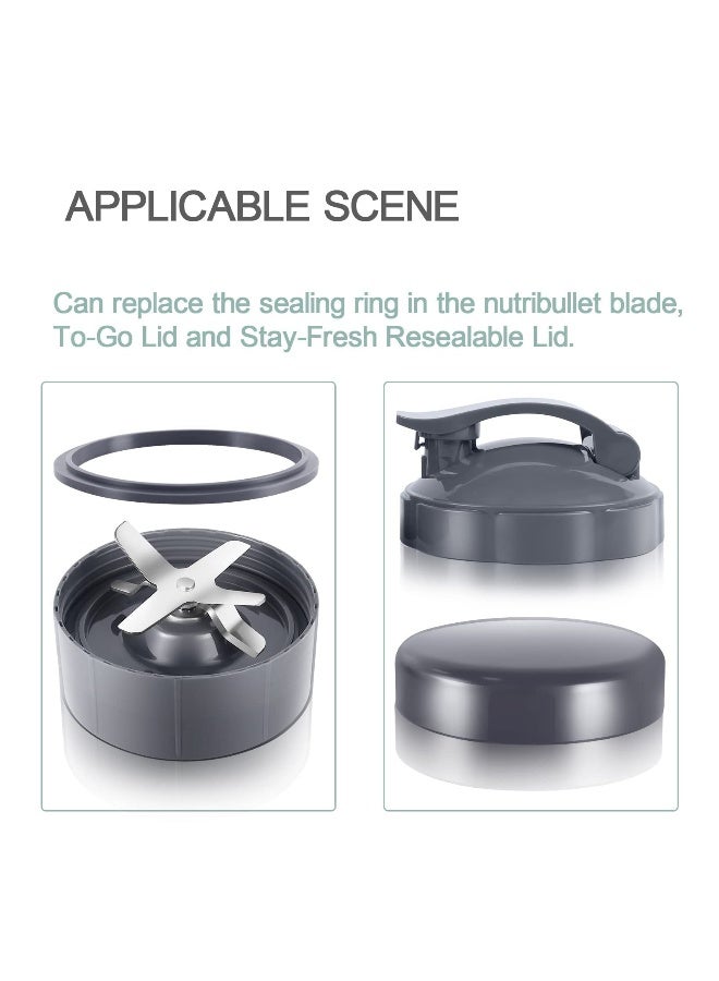 PODCAY Replacement Parts, 6 Pcs Gasket Replacement, Gasket Accessories Replacement Parts for Nutribullet Pro Blender 900 Series 900W - Image 5