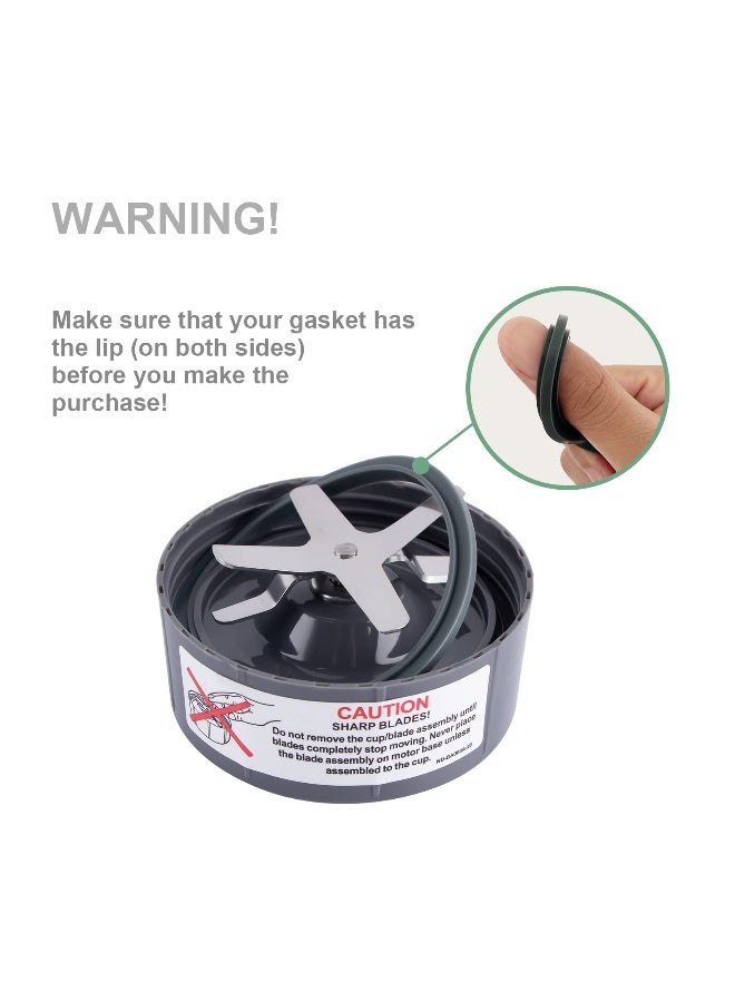 PODCAY Replacement Parts, 6 Pcs Gasket Replacement, Gasket Accessories Replacement Parts for Nutribullet Pro Blender 900 Series 900W - Image 3