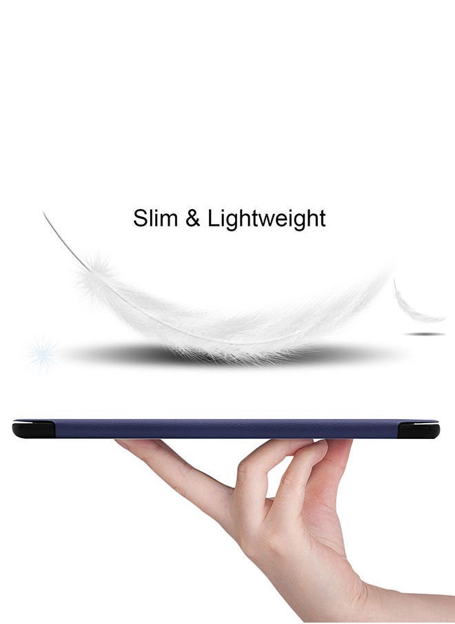 NIBEMINENT - Lightweighted Smart Shell Stand For Samsung Galaxy Tab S5E T720/T725 Blue - Image 1