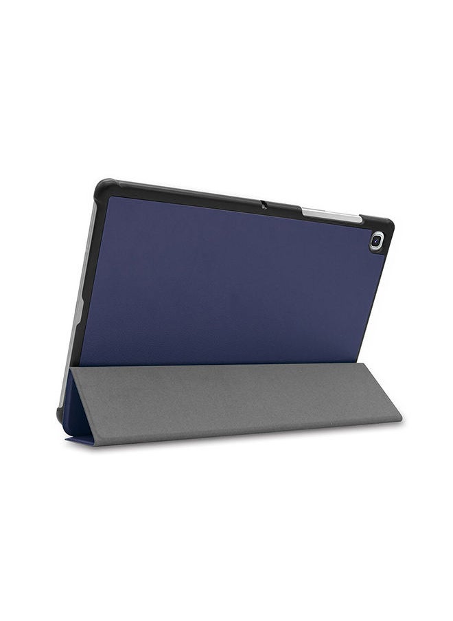 NIBEMINENT - Lightweighted Smart Shell Stand For Samsung Galaxy Tab S5E T720/T725 Blue - Image 1