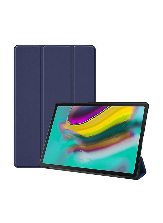 NIBEMINENT - Lightweighted Smart Shell Stand For Samsung Galaxy Tab S5E T720/T725 Blue - Image 1