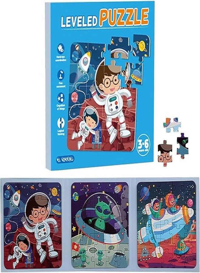 BLiSS HUES 3 in 1-Magnetic Jigsaw Puzzles for Kids- 20,25 and 30 Piece Puzzles Book for Toddlers-Travel Games, Preschool Educational Toys for 3 4 5 Year Old Boys and Girls - Image 1