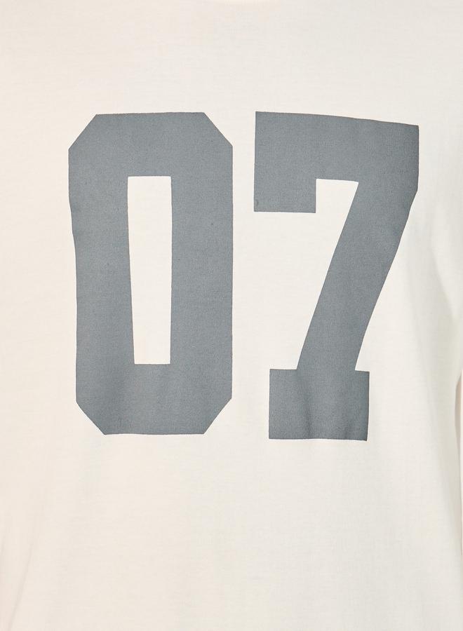 Styli Varsity Print Oversized T-Shirt and Shorts Co-Ords  - Image 3