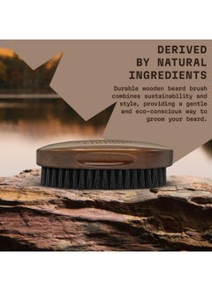 Striking Viking Striking Viking Boars Hair Beard Brush for Men - 4.2" Ergonomic Design with Naturally Derived Beach Wood - For Men's Beard & Mustache Care  - Image 1