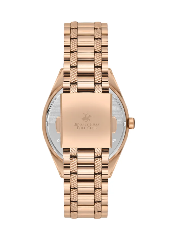 BEVERLY HILLS POLO CLUB BEVERLY HILLS POLO CLUB Women's Analog White Dial Watch - BP3571C.420