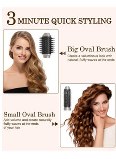 General 6-in-1 Airstyler, Multifunctional Hot Air Brush  Blow Dryer Brush  Hair Dryer for Drying  Straightening  Curling and Volume Massage Comb with Ion Care  Suitable for All Hair Types  - Image 4