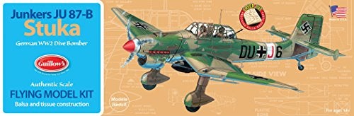 Guillows Junkers JU 87B Stuka Model Kit Small - Image 1