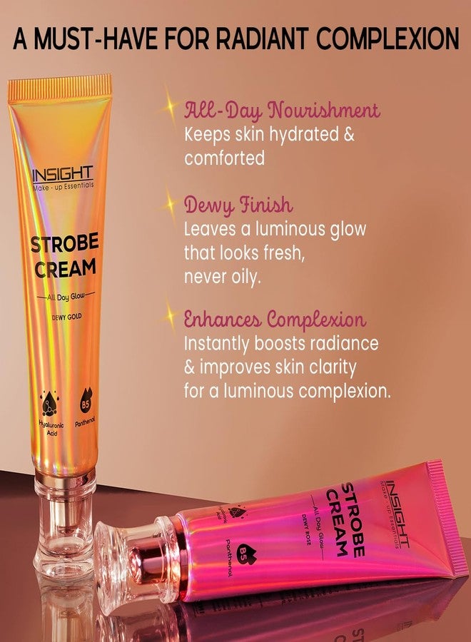 إنسايت كريم إنسايت ستروب - ديوي روز | إشراقة فورية وتوهج ندي | غني بالبانثينول وحمض الهيالورونيك | تركيبة عاكسة للضوء | يضيء ويرطب | 30 غرام - Image 3
