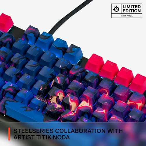 SteelSeries Keycaps — Limited Edition Artist Collaboration — Double Shot Pudding-Style Keycaps — Durable PBT Thermoplastic — Compatible with a Wide Range of Mechanical Keyboards — Special Artwork - Image 4