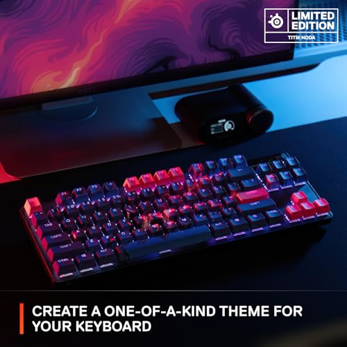 SteelSeries Keycaps — Limited Edition Artist Collaboration — Double Shot Pudding-Style Keycaps — Durable PBT Thermoplastic — Compatible with a Wide Range of Mechanical Keyboards — Special Artwork - Image 2