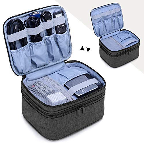 LUXJA Carrying Bag Compatible with DR.J Mini Projector, Portable Case for Mini Projector and Accessories, Black - Image 2