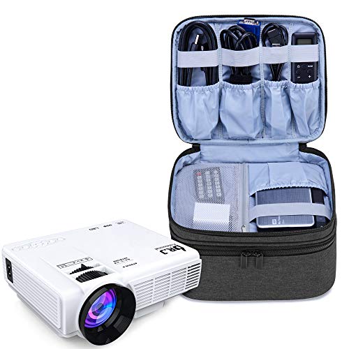 LUXJA Carrying Bag Compatible with DR.J Mini Projector, Portable Case for Mini Projector and Accessories, Black - Image 1