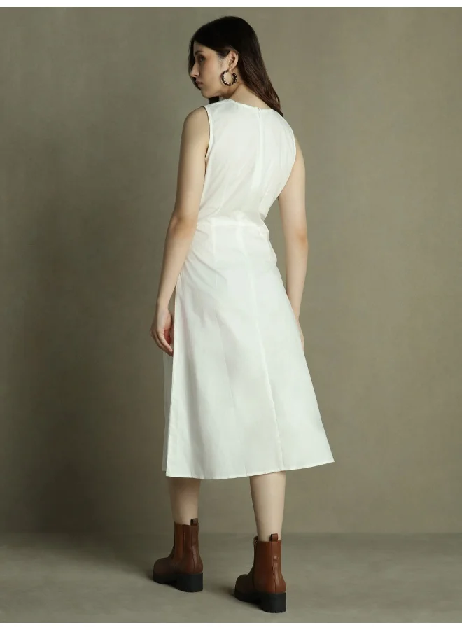 دينيس لينغو Twisted Sleeveless Dress