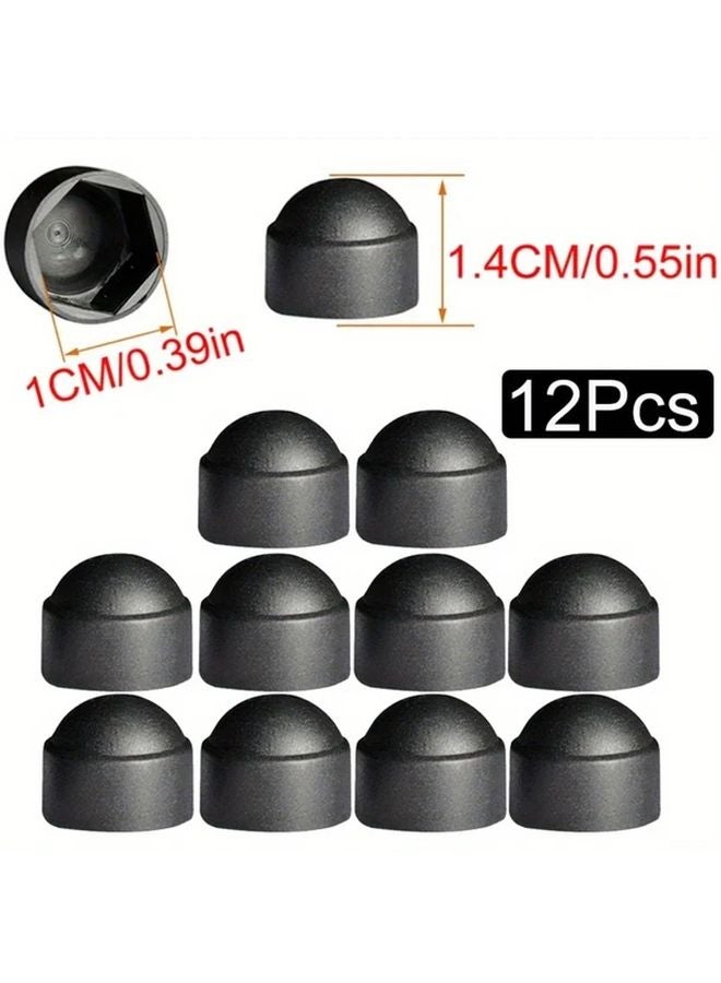12Pcs M6 M8 M10 M12 Screw Protection Caps Plastic Hexagonal Covers for TOYOTA Models - Image 4