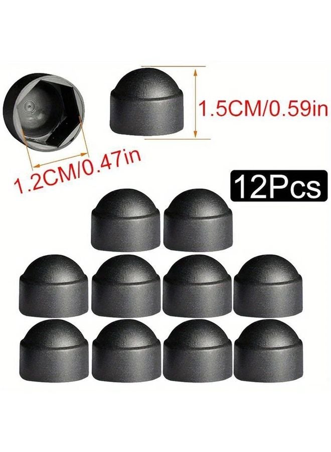 12Pcs M6 M8 M10 M12 Screw Protection Caps Plastic Hexagonal Covers for TOYOTA Models - Image 5