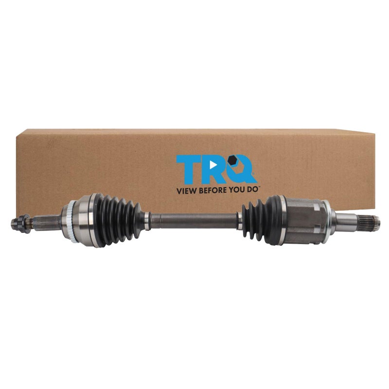TRQ Front Left CV Axle Shaft Assembly Drivers Side Compatible with 20132018 Toyota Avalon 20122017 Camry