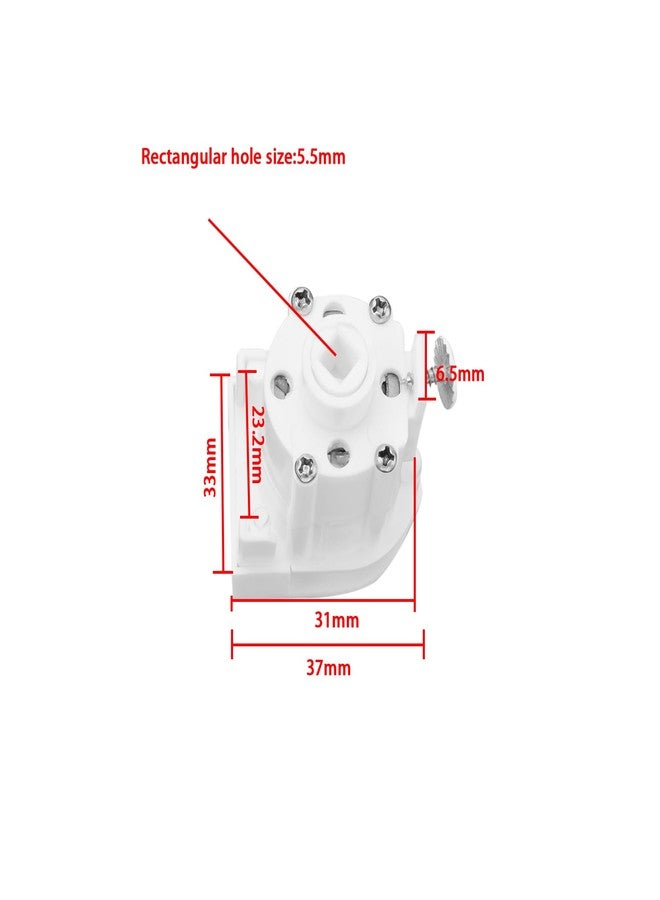 كريت آيديا ابتكر فكرة: مجموعتان من وحدات آلية التحكم في الستائر الرومانية مع غطاء، قطع غيار ستائر رول، ملحقات مسار ستائر الرول، فتحة مركزية للصيانة 5.5 مم - Image 4