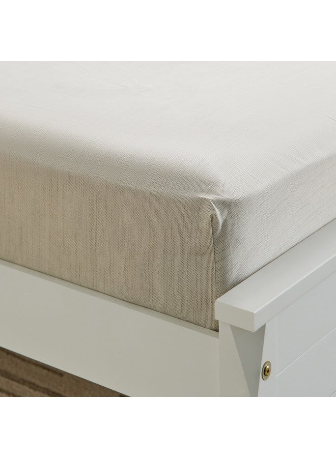 Home Box Houston Veilth Cotton Printed Queen Fitted Sheet 150 x 200 x 33 cm - Image 4