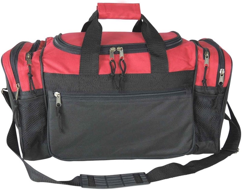 DALIX حقيبة دافليكس الرياضية 20 بوصة مع جيوب شبكية وقيم سفر جيم - Image 2