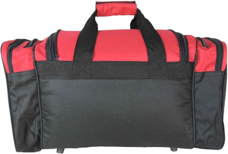 DALIX حقيبة دافليكس الرياضية 20 بوصة مع جيوب شبكية وقيم سفر جيم - Image 4