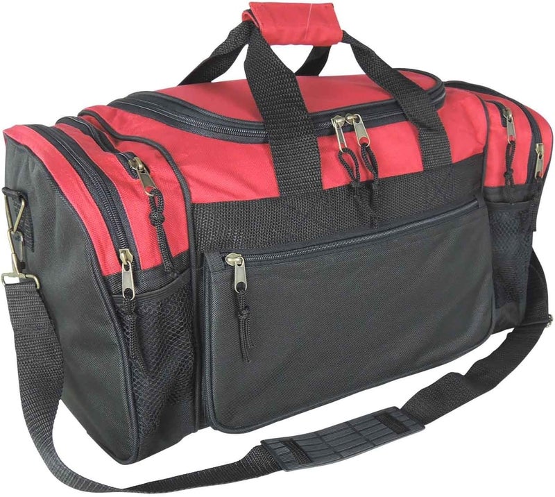 DALIX حقيبة دافليكس الرياضية 20 بوصة مع جيوب شبكية وقيم سفر جيم - Image 5