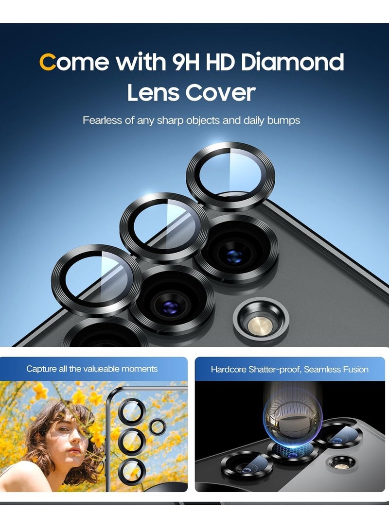 Case for Samsung Galaxy S24 with Integrated Camera Protection (Top N56 Strong Magnets) Mobile Phone Case Samsung S24 5G for Women Girls Galaxy S24 Case - Black - Image 5