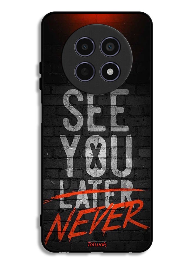 Tolwak Realme 12 5G Protective Case Cover See You Never - Image 1