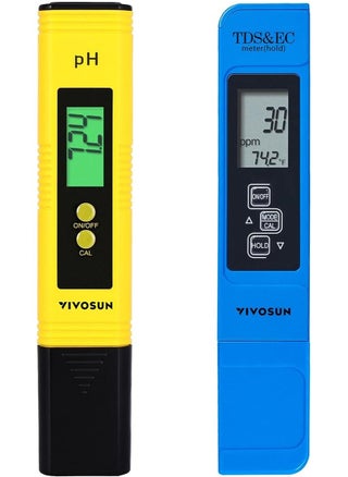 VIVOSUN Ph و TDS متر كومبو 0.05ph عالية الدقة نوع القلم مقياس درجة الحموضة ± 2% دقة القراءة 3 في 1 TDS EC مقياس الحرارة - pzsku/Z28BDBD899C3E37C5BE4AZ/45/_/1703750600/7a1c41a9-0d54-4e73-837c-aee3e78fda53
