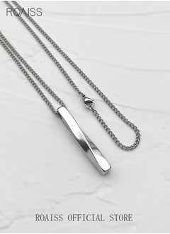 Casual Stylish Spiral Pendant Necklace Cool Sweater Chain for Men Women Silver - pzsku/Z28BDBFD5B51F8526B67DZ/45/_/1729924712/5abaab2f-765d-47c2-be2b-1eadc03ef3b7