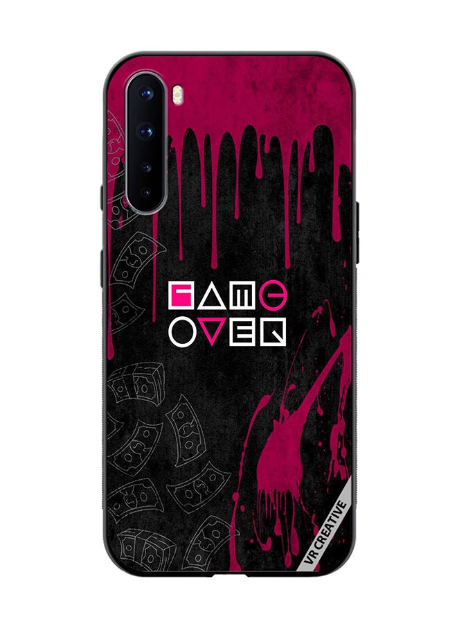 VR CREATIVE Protective Case Cover For OnePlus Nord Game Over Design Multicolour - Image 1