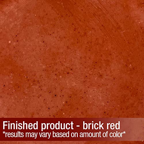 Akona Concrete & Mortar Color - Pigment Powder, Color & Dye Concrete, Ready to Use, Add to Mix, Synthetic Iron Oxide (10 Ounce, Brick Red, 1) - Image 5