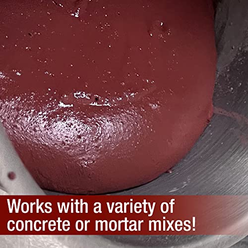 Akona Concrete & Mortar Color - Pigment Powder, Color & Dye Concrete, Ready to Use, Add to Mix, Synthetic Iron Oxide (10 Ounce, Brick Red, 1) - Image 4