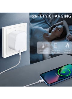 SYOSI USB C Plug for iPhone, 20w USB C Charger for iPhone14, Pd Power 3.0 Delivery Fast Charger, USB C Wall Charger Pd Compatible with iPhone 14 13 12 Pro Max  - Image 3