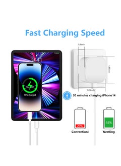 SYOSI USB C Plug for iPhone, 20w USB C Charger for iPhone14, Pd Power 3.0 Delivery Fast Charger, USB C Wall Charger Pd Compatible with iPhone 14 13 12 Pro Max  - Image 2