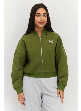 PUMA Women Comfort Fit Brand Logo Outdoor Bomber Jacket  - Image 1