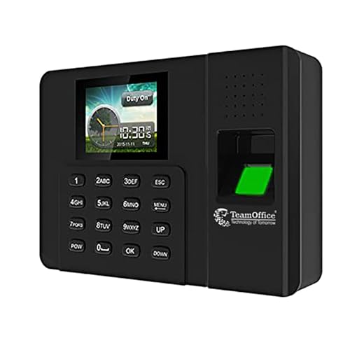Team Office Z100N Biometric Attendance Machine – Fingerprint & RFID Card | Excel Report via USB | Time & Attendance System - Image 2