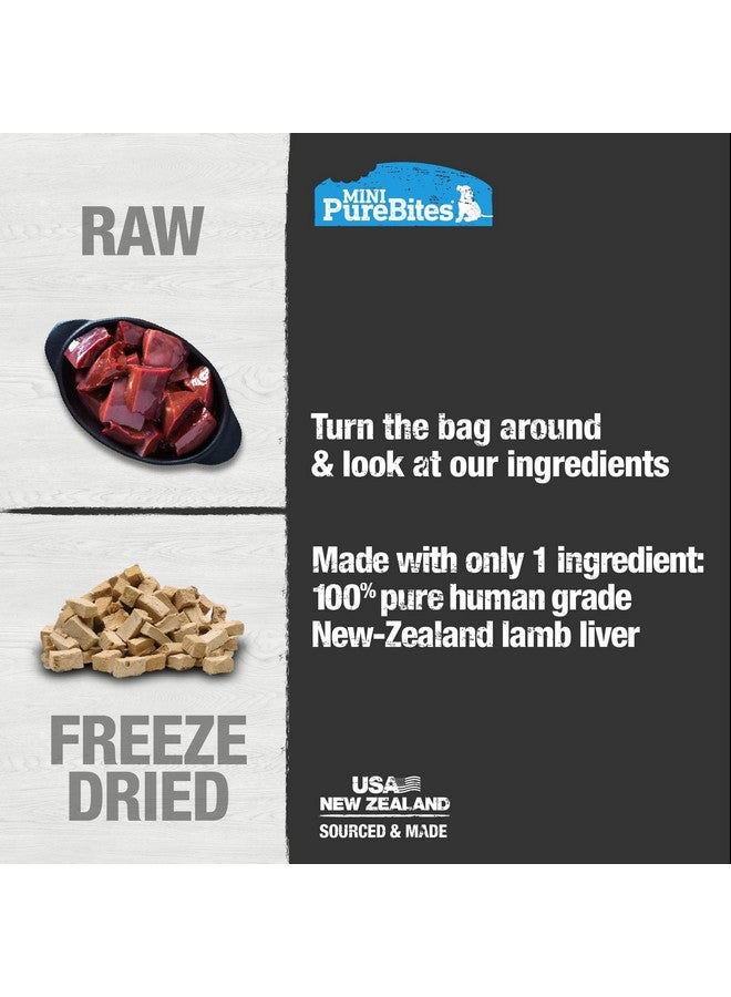 PureBites Mini Lamb Freeze Dried Dog Treats, 1 Ingredient, Made in USA, 2.4oz - Image 3