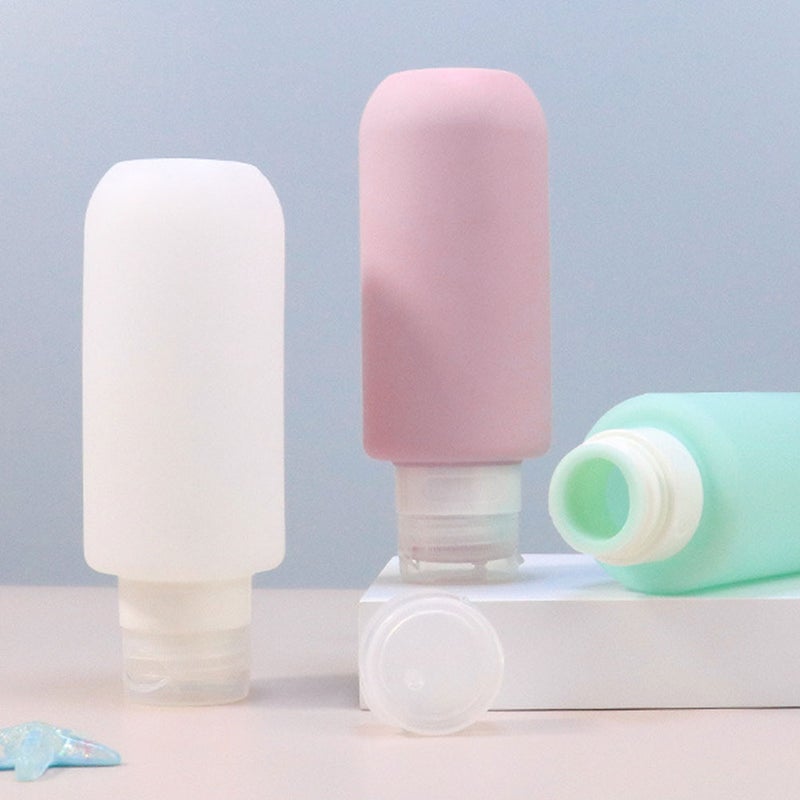 2pcs Silicone Bottles Shampoo Packing Bottles Squeeze Bottles Multi-function Bottles - Image 4