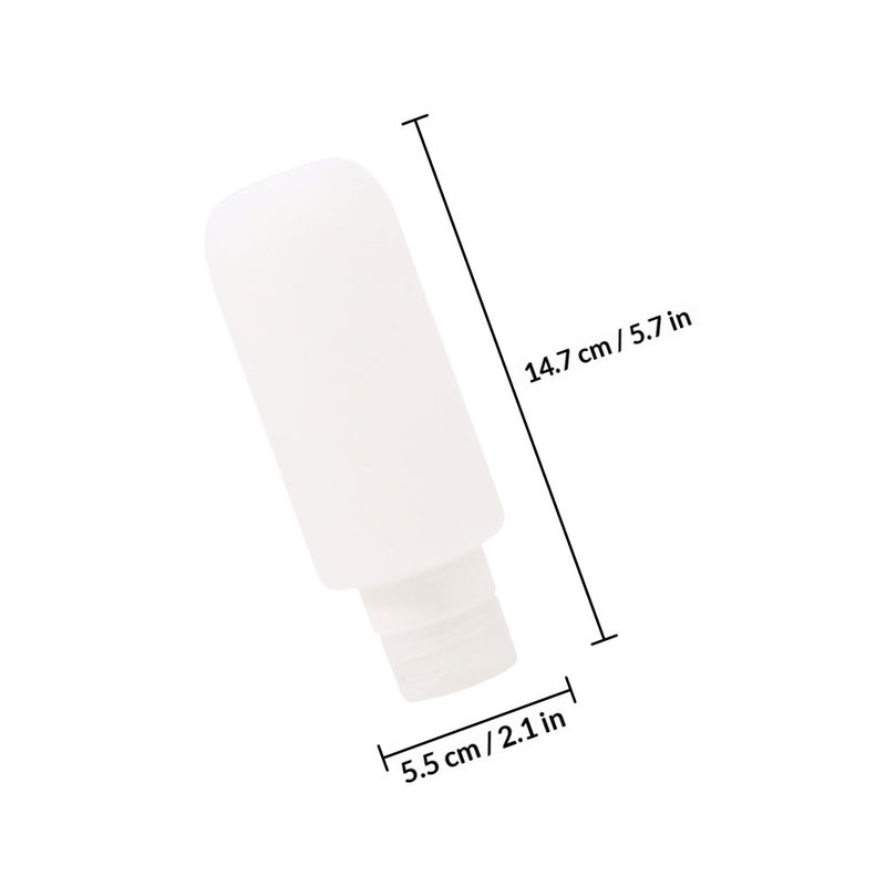 2pcs Silicone Bottles Shampoo Packing Bottles Squeeze Bottles Multi-function Bottles - Image 2