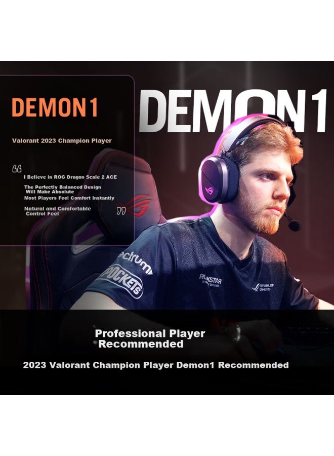 Rog Dragon Scale 2 Ace Wireless Gaming Mouse Aimpoint Pro42k Sensor Lightweight 48g Professional Esports Ergonomic Three-mode Connectivity Lava Red - Image 1