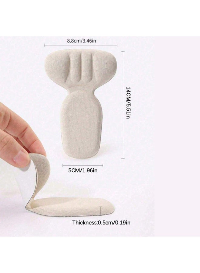 Kawkab 1 Pair of Heel Cushion Inserts, 3D Heel Pads, Women's Heel Pad Liners, Flexible Breathable Shock-Absorbing Insoles, Anti-Slip Heel Pads, Heel Protectors for Oversized Shoes, Prevents Heel Friction and Blisters - Image 2