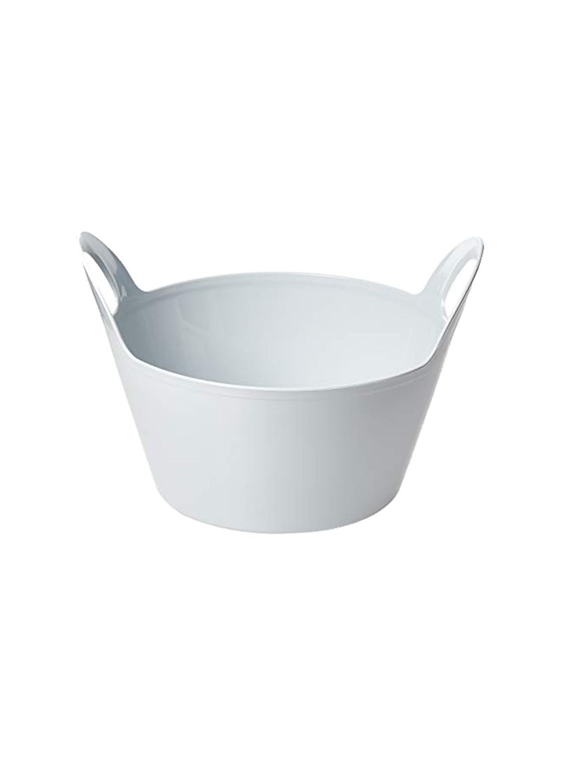 أيدل أصص نباتات داخلية بمقابض جيني 3 لتر، -22X11 - أصص زهور بلاستيكية متينة بألوان متعددة - أصص زراعة داخلية أنيقة للمنزل والمكتب - مصنوعة في إيطاليا - من إيديل - Image 1