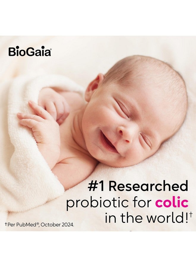 BioGaia BioGaia Protectis Baby Probiotic Drops | Baby Essentials for Colic & Gas Relief | Safe for Newborns | Ease Crying, Fussing, Colic, Gas, Spit-ups & Constipation | No Dairy, Soy & Gluten | 5mL - Image 4