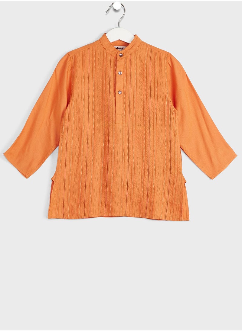 Fabindia - Little Striped Long Kurta - Image 1