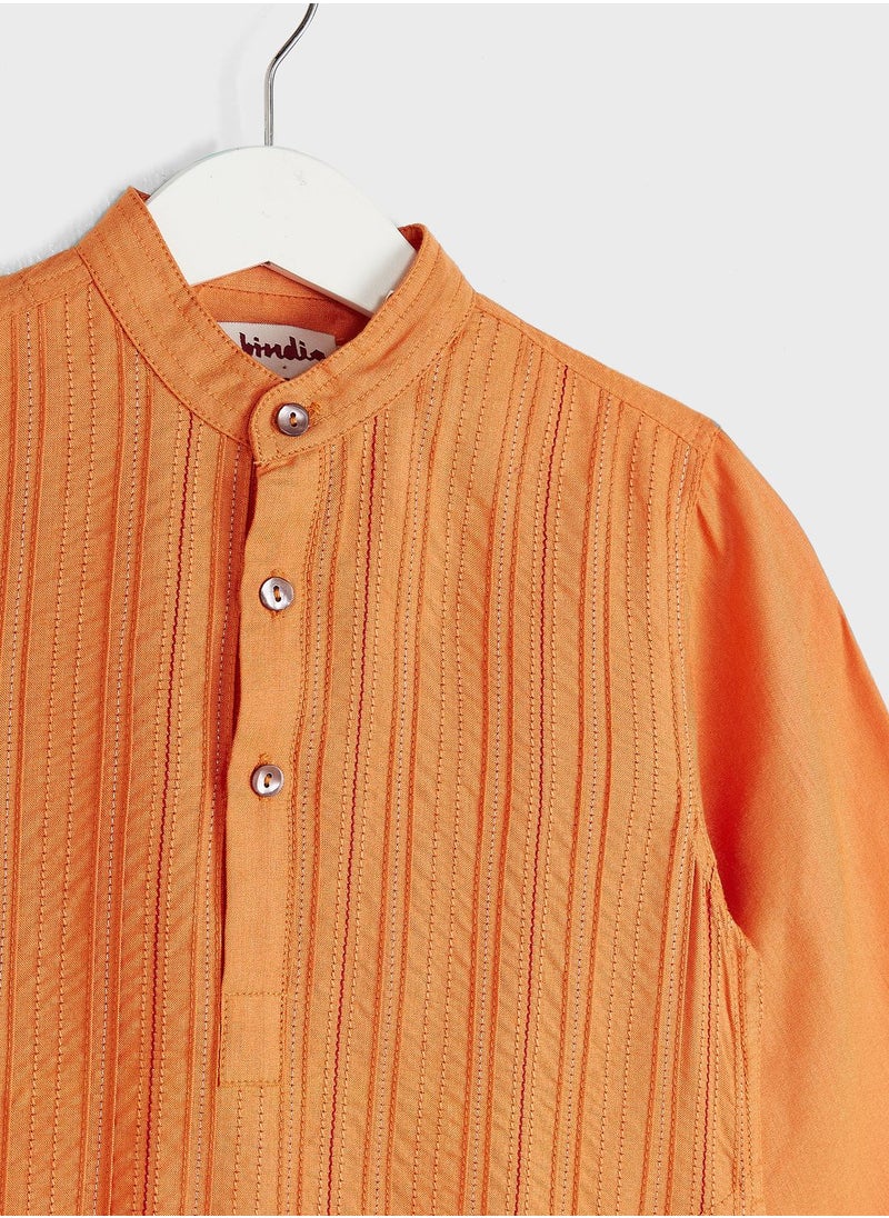 Fabindia - Little Striped Long Kurta - Image 1