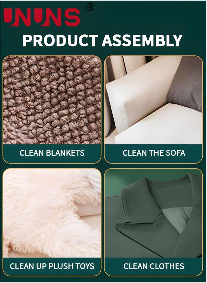 UNUNS Bed Vacuum Cleaner, Dust Mite Cleaner 12KPa Handheld Deep Mattress high-Frequency Double Beat UV Suitable for Bedding, Sofa, Other Fabric Surfaces - Image 4