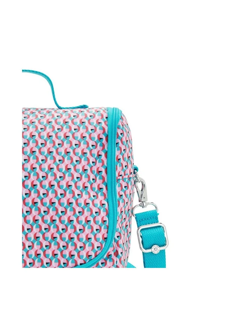 kipling New Kichirou Large Lunchbox (With Trolley Sleeve) School Accessories Poppy Geo,For Kids, Teens