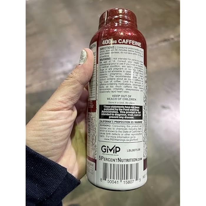 5% Nutrition Kill It Ready-to-Drink High Stim Pre Workout | 400mg Caffeine Energy Drink | Extreme Pump, Endurance, Focus & Hydration | Citrulline, Beta Alanine, Taurine | 1 Pack (Wild Berry) - Image 4