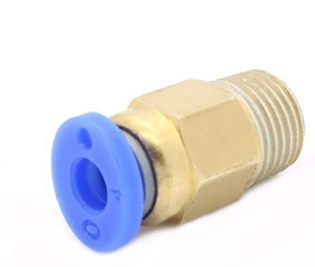 TESSERACT PC4-01 Pneumatic Connectors for 1.75mm Filament with Gasket for 2mm x 4mm PTFE Tube Quick Coupler I Precision Quality J-Head Fittings Hotend Fit (Quantity: 2 x PC4-01 Pneumatic Connectors) - Image 5